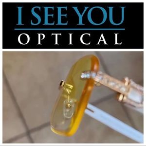 Swarovski Crystal 24KT Gold White Woods, Gradient Yellow Anti Reflective